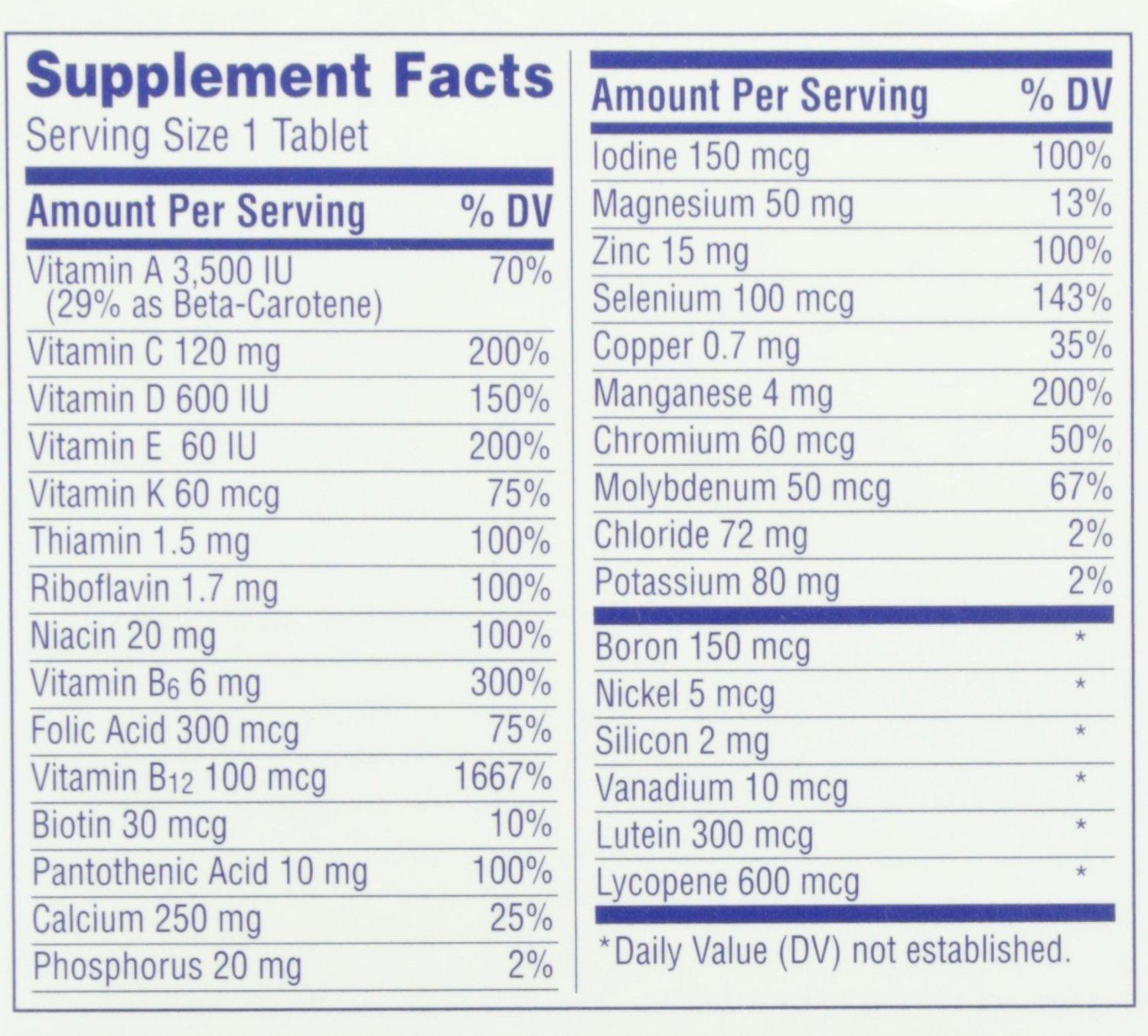 Centrum (2 Pack) Centrum Silver Men 50+, 65 Count Each