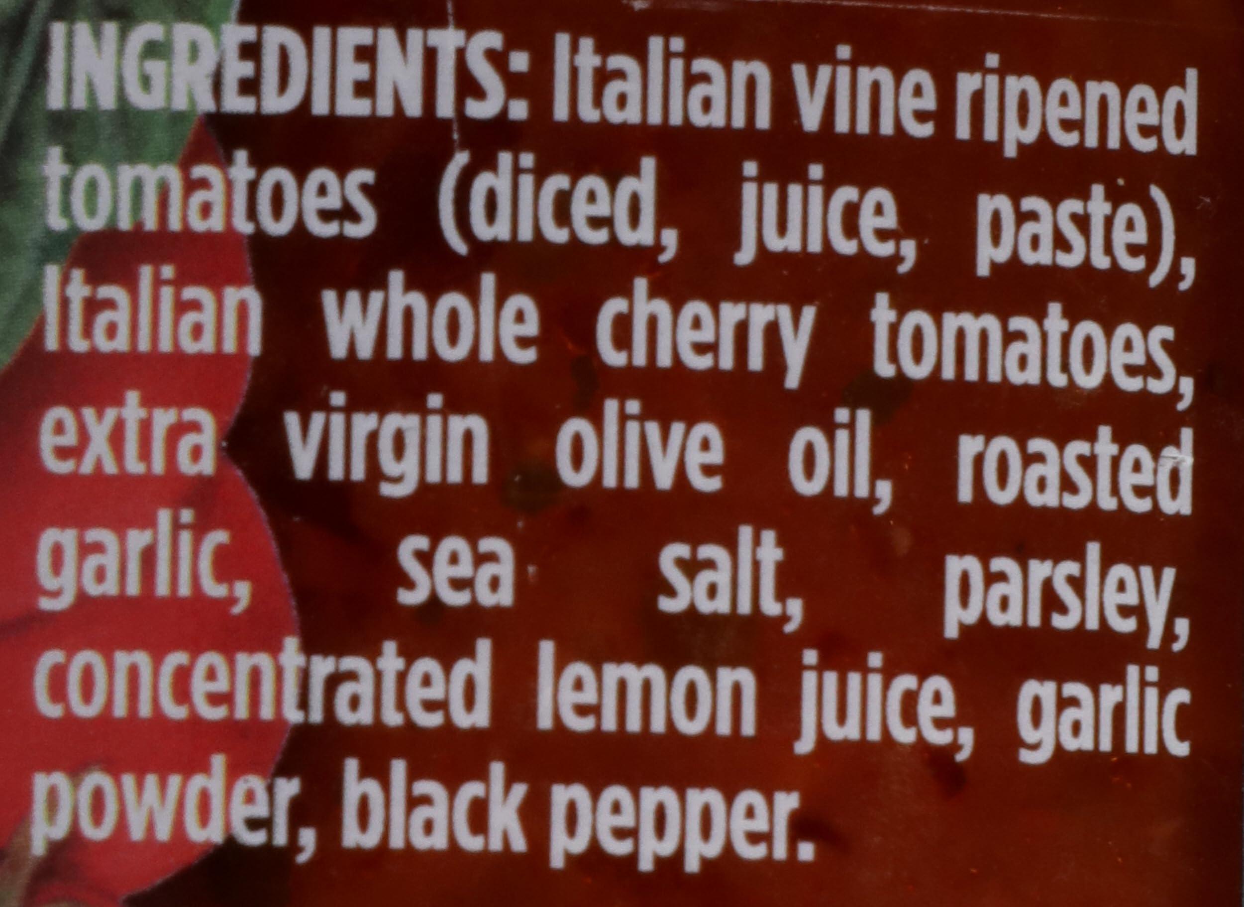 Sacla SaclaRoasted Garlic Cherry Tomato Pasta Sauce, No Added Sugar, 24 Ounces (Pack Of 6)