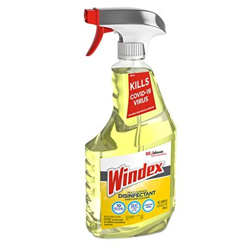 SC Johnson Professional Windex Windex Disinfectant Surface Cleaner 32oz, 32 Fl Ounce