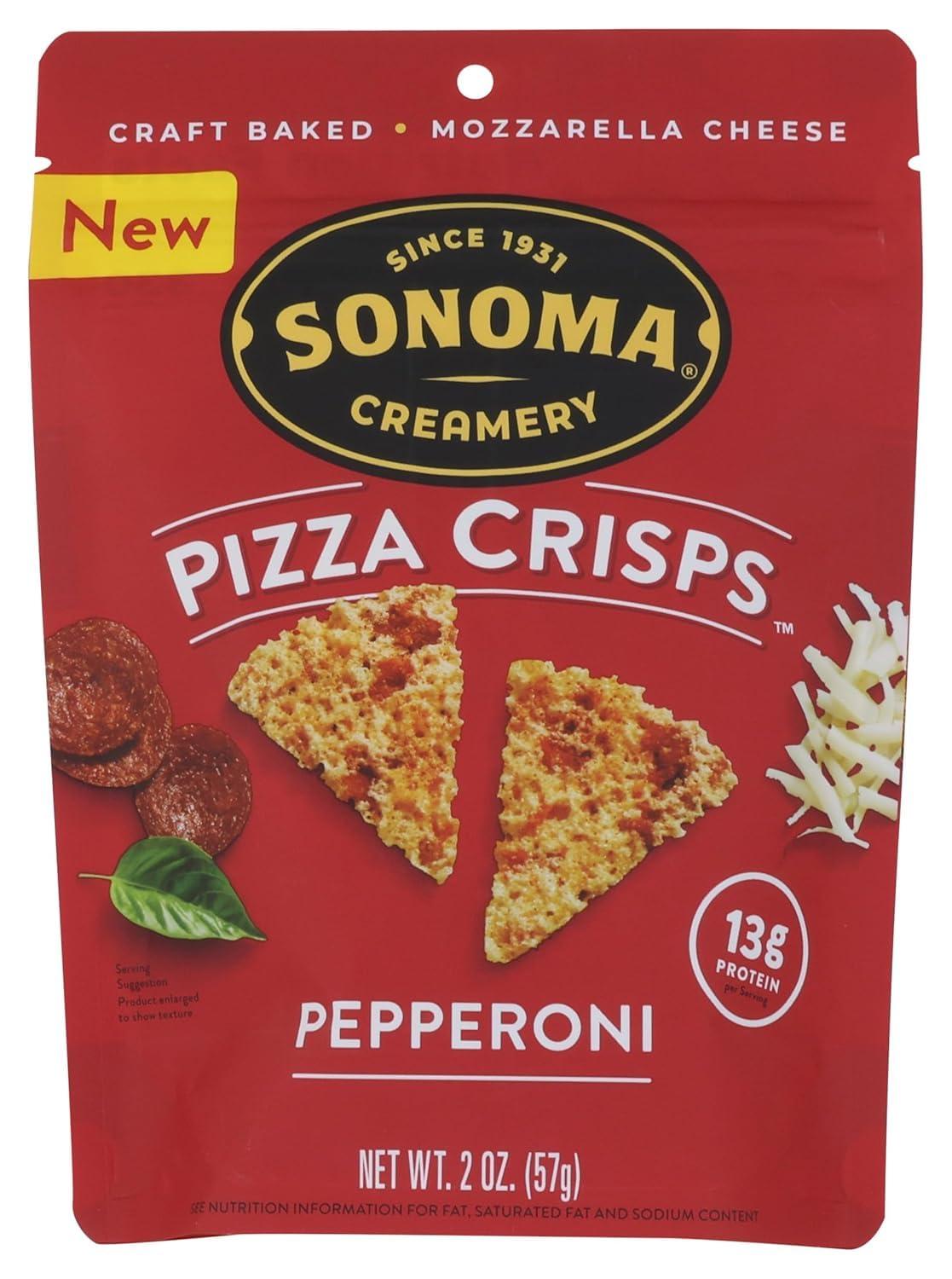Sonoma Creamery Sonoma Creamery, Crisp Pepperoni Pizza, 2 Ounce (Pack of 1)