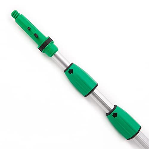 Unger Unger Commercial OptiLoc 3-Section Extension Poles (SKU: ED370)  Heavy Duty Telescoping Poles for Professional Window Cleaning  Adjustable, Durable, and Lightweight for Commercial Use (Case of 10)