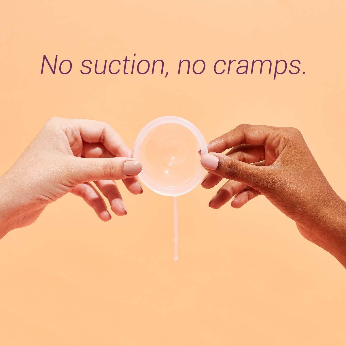 Lumma LUMMA Menstrual Disc | Includes Carrying Pouch and Silicone String for Easy Removal | Comfortable & Sustainable Choice to Tampons |Reusable Medical Grade Silicone,Leak-Proof |Transparent,Medium-Cervix
