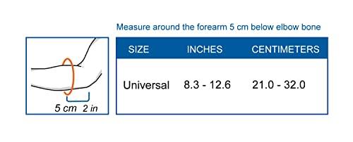 Comforband Comforband Adjustable Elbow Support for Epicondylitis, Tennis Elbow, Golfers Elbow, Bursitis, Elbow Sprains, Strains, Tendonitis, Arthritis, Sports Injury Recovery - Elbow Pain Relief - One Size fits Most