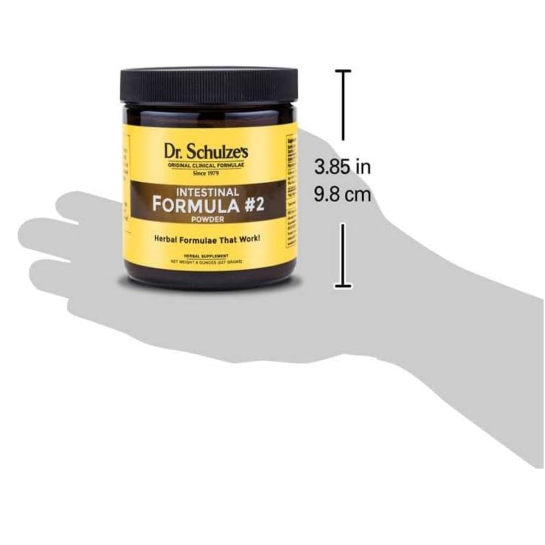 Dr. Schulze\'s Dr. Schulze\'s Intestinal Formula #2 (8 Ounces) and Intestinal Formula #1 Capsules (90 Capsules) - Organic Herbal Supplements