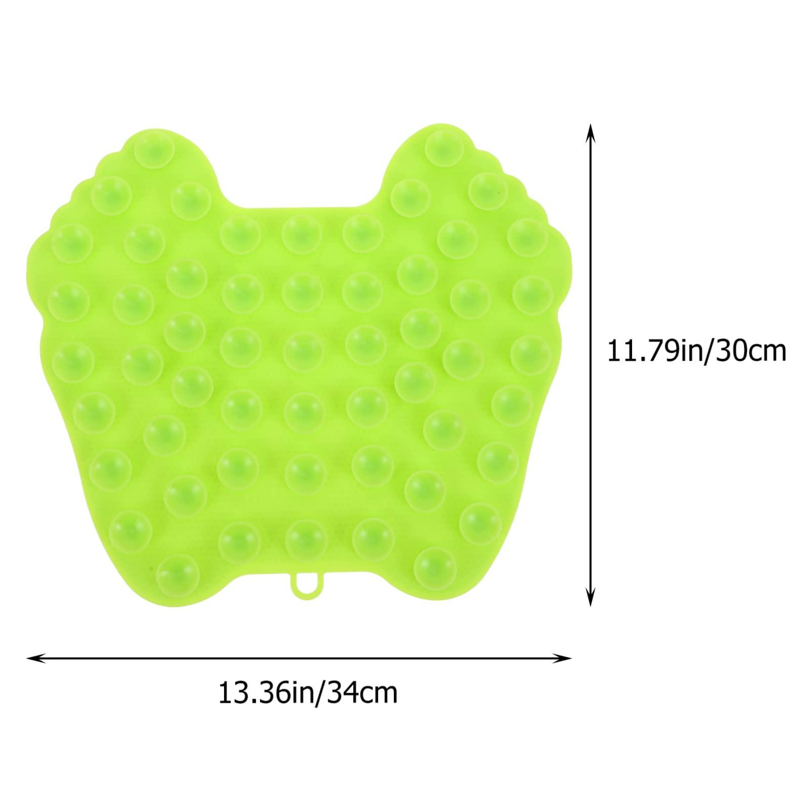 Mobestech 1pc Silicone Foot Brush Shower Foot Scrubber Bathroom Non-skid Foot Scrubber Back Massage Pads Bathroom Massage Pad Silicone Massage Mat Foot Brush Cleaner Foot Cleaner Back Brush