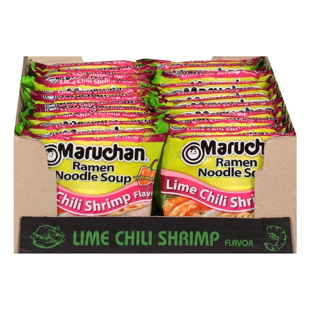 Maruchan Maruchan Ramen Lime Chili Shrimp Flavor, 3.0 Oz, Pack of 24