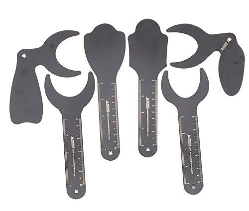 Artman Instruments Photographic Black Contraster 6 pcs in Cassette Autoclavable Dental Orthodontic Oral Cheek retractors Photographic Black Background Backdrop ARTMAN Brand