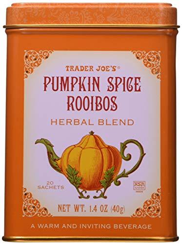 Harney & Sons Harney & Sons Pumpkin Spice Tea, Caffeine Free Rooibos Blend, 20 sachets (Pack of 4)