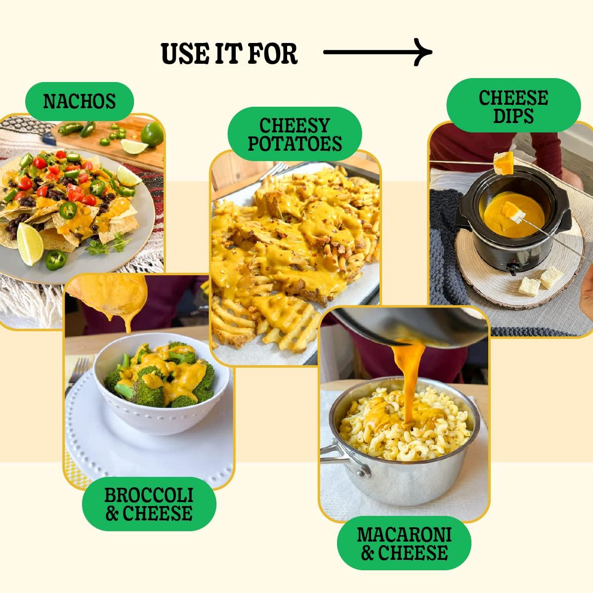 Grownas GrownAs Vegan Cheese Powder, 1 lb. - Dairy Free, Non-GMO Cheddar Cheese Seasoning for Vegan Mac & Cheese, Nachos, Pub Cheese - Organic, Non-Dairy, Sugar-Free, Soy-Free - Better Than Nutritional Yeast