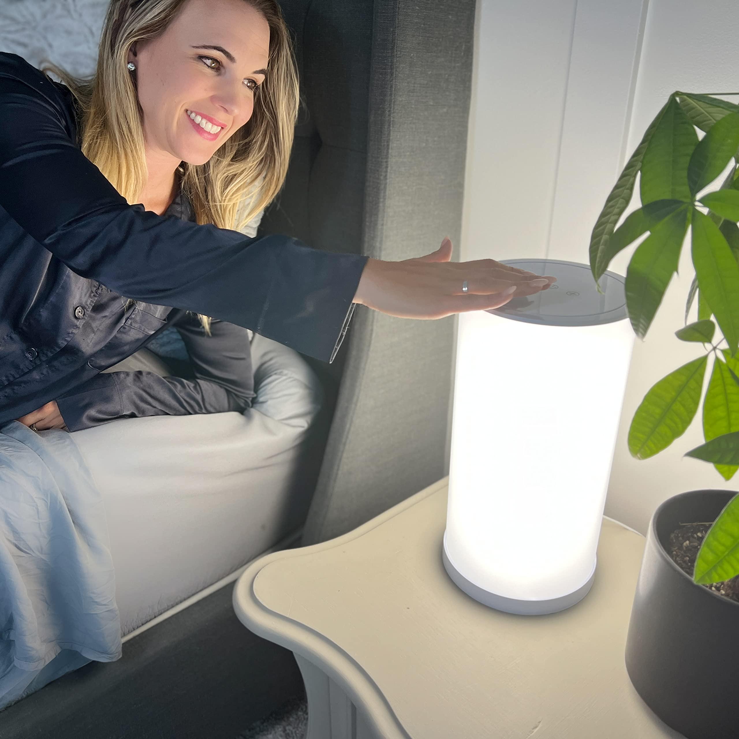 Bright Health Bright Health 14 Inch Light Therapy Lamp - 10,000 LUX - LED Sun Lamp Mood Light and Sunlight Lamp with 360 Degree Light Therapy to Fight Low Energy and Sunlight Deprivation, White