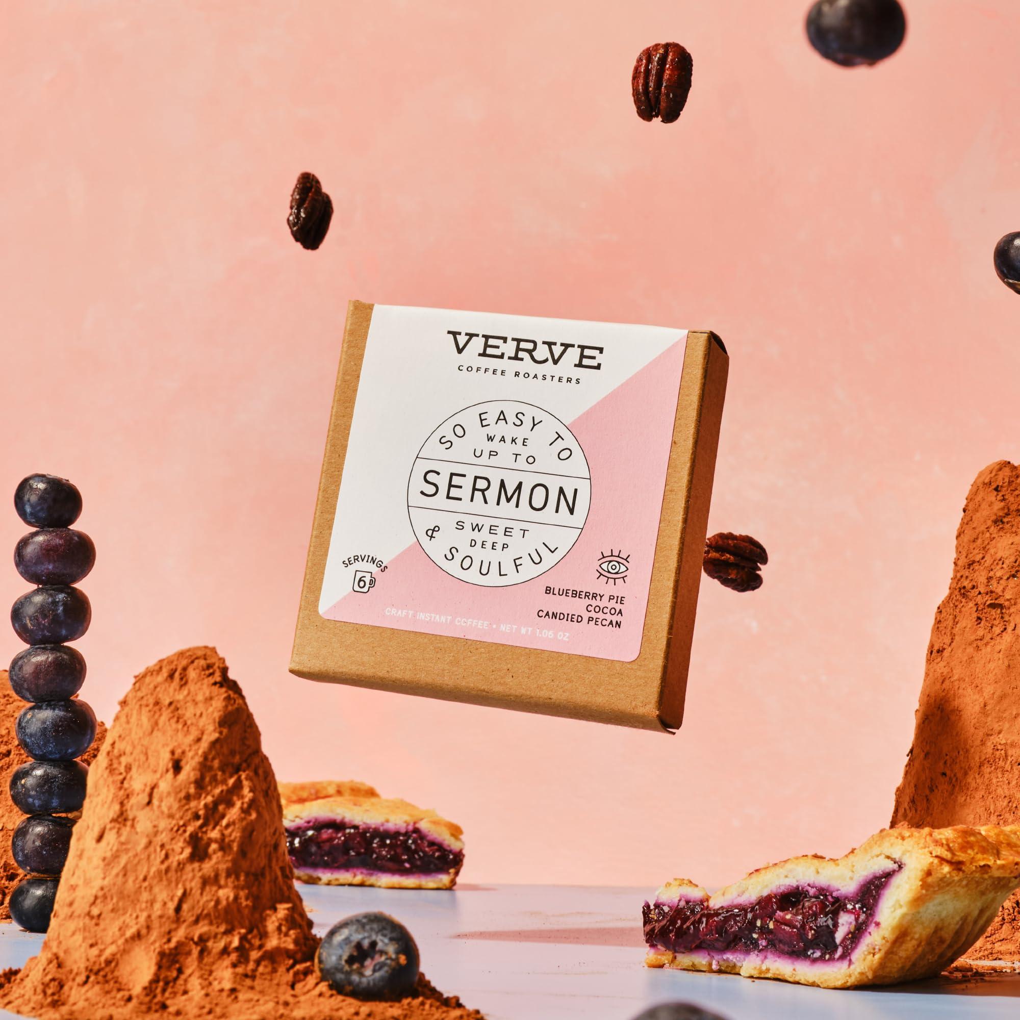 Verve Coffee Roasters Verve Coffee Roasters Craft Instant Coffee Sermon Blend | Medium Roast, Ground, Hand-Roasted | Enjoy Hot or Cold | Up to 6 Servings