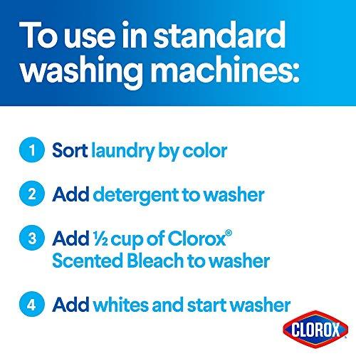 Clorox Clorox Splash-Less Liquid Bleach, Fresh Meadow Scent - 116 Ounce Bottle (Packaging May Vary)