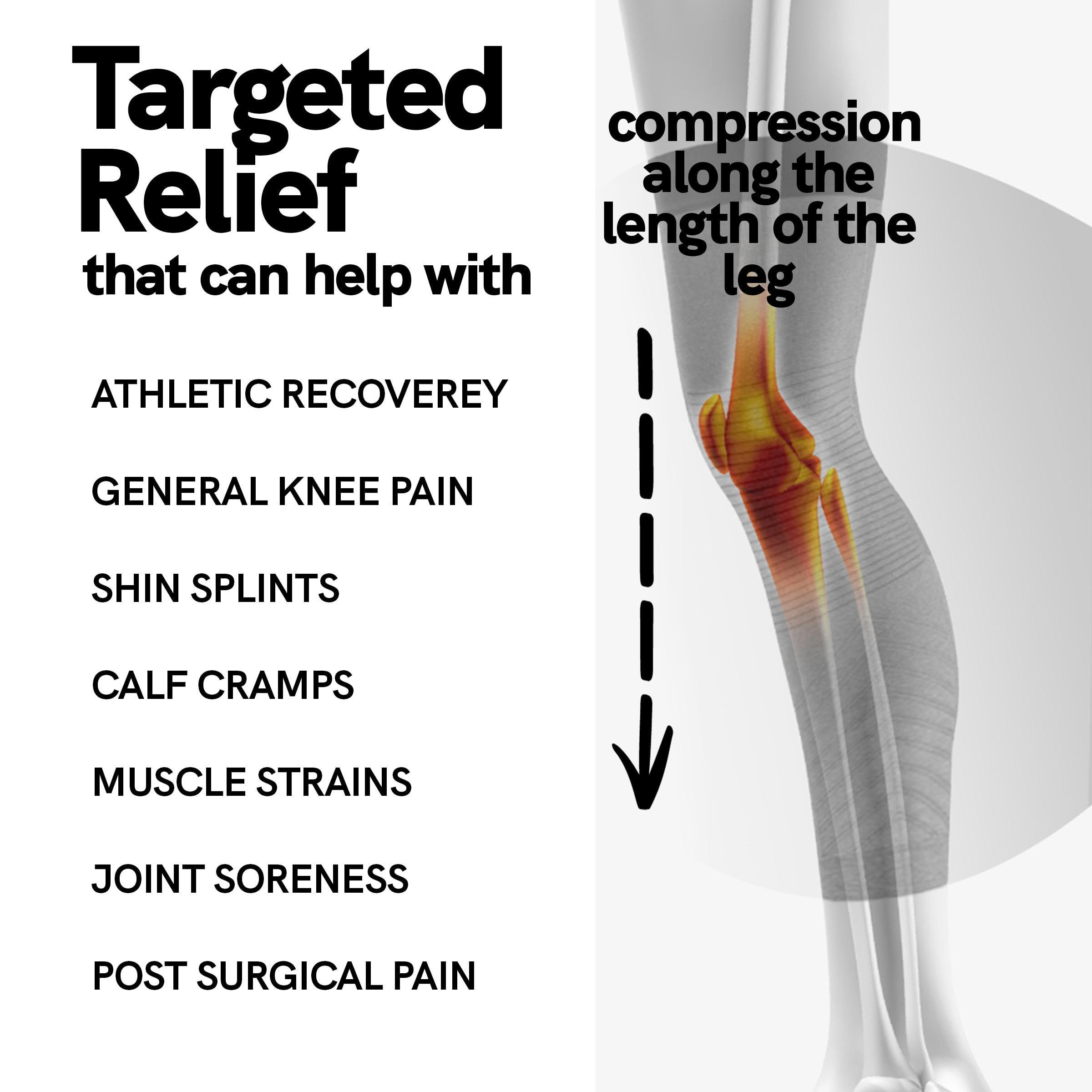 Zensah Zensah Full Leg Compression Sleeve - Long Full Length Support for Thigh, Knee, Calf for Men, Women, Running, Basketball, Football (Small, 1 Pair - Heather Grey)