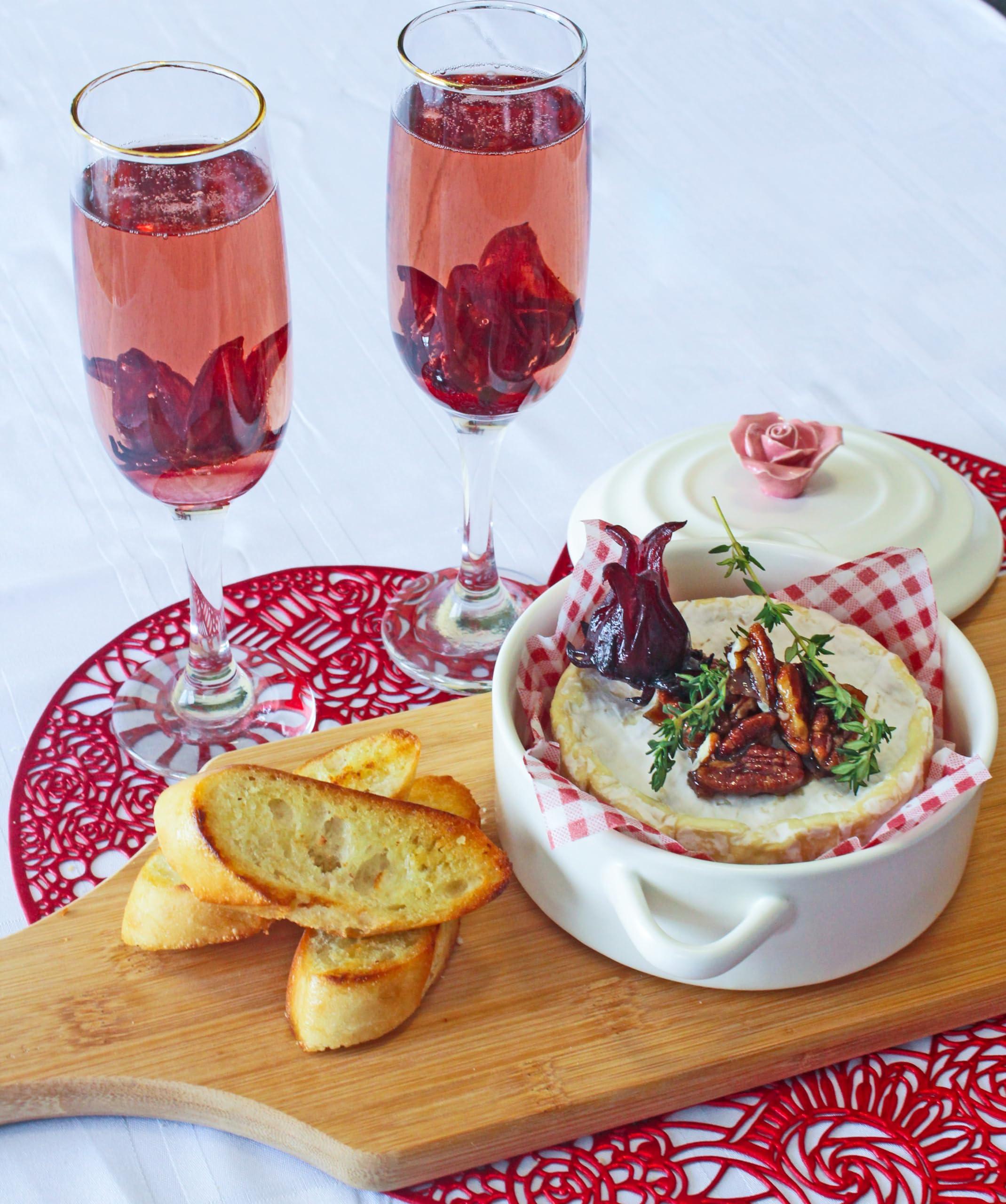 Cavalrywolf Wild Hibiscus Flowers in Syrup - 8.8 oz (250 g)