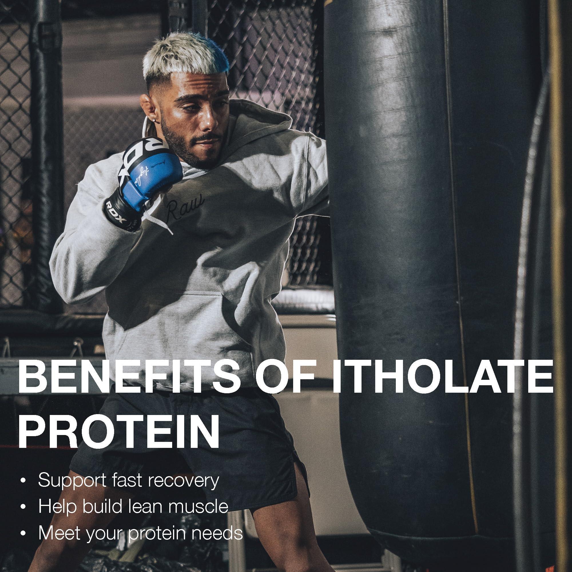 RAW RAW Whey Isolate Protein Powder, Chocolate Peanut Butter (CBUM Itholate) - 100% Grass-Fed Sports Nutrition Powder for Muscle Growth & Recovery - Low-Fat, Low Carb, Naturally Flavored - 25 Servings