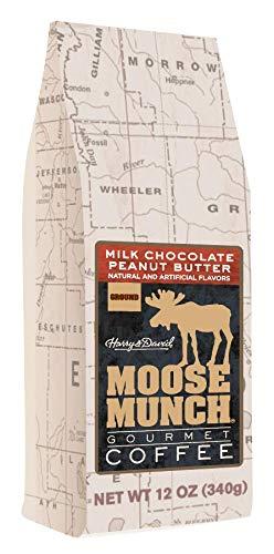 Harry & David Moose Munch Coffee by Harry & David, Milk Chocolate Peanut Butter, 12 oz bag