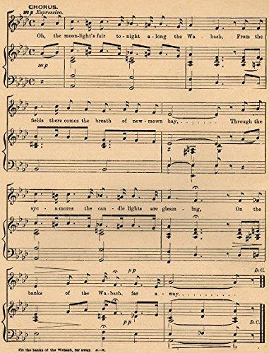 Art of Eric Gunty 8" Round - Sheet Music Band Birthday - Edible Cake/Cupcake Party Topper - D20585