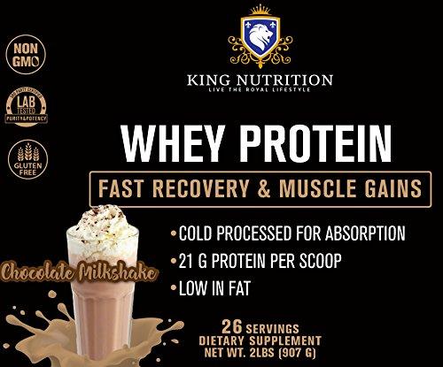 King Nutrition King Nutrition Premium Whey Protein Chocolate Milkshake