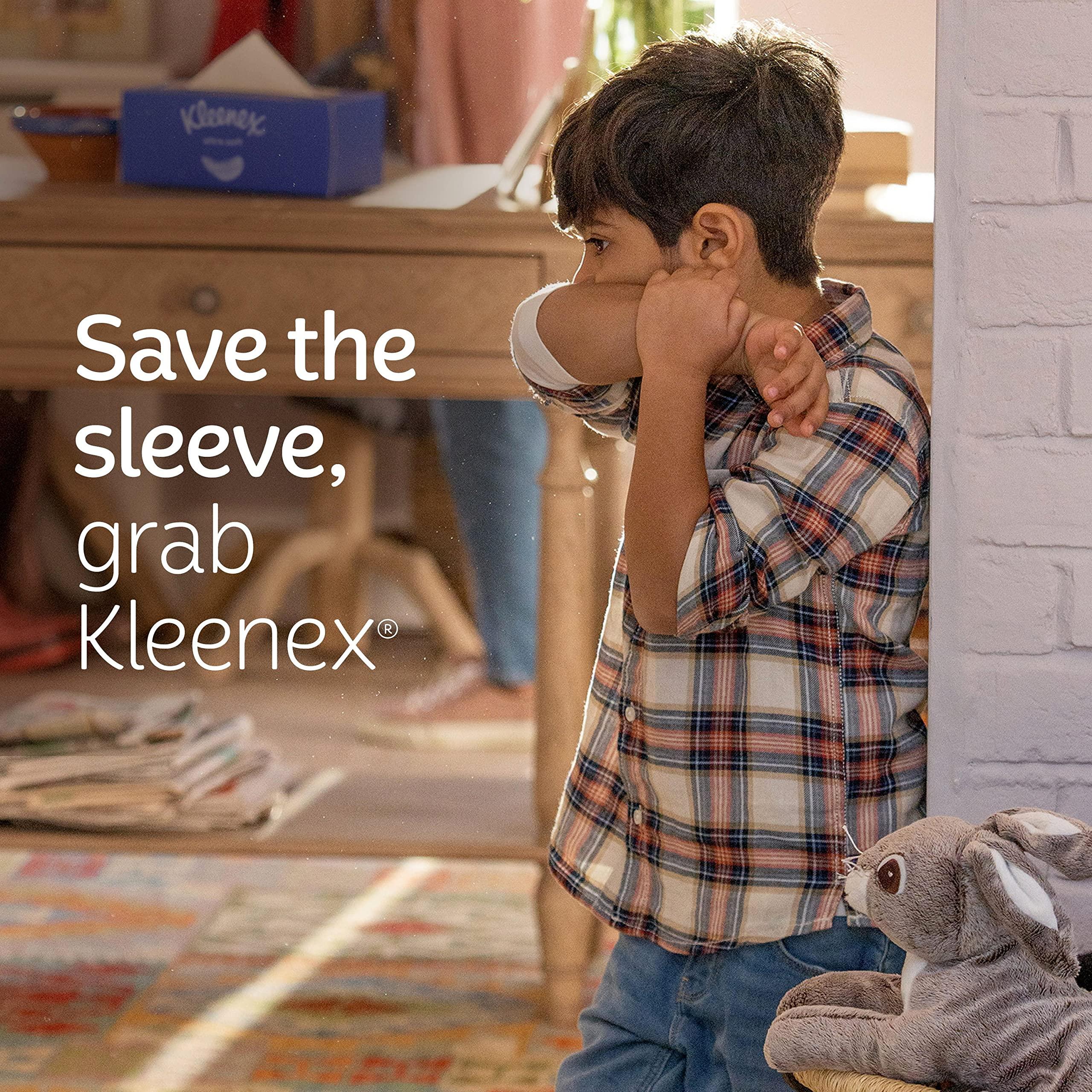 Kleenex Kleenex Ultra Soft Facial Tissues, 4 Flat Boxes, 180 Tissues per Box, 3-Ply, Packaging May Vary