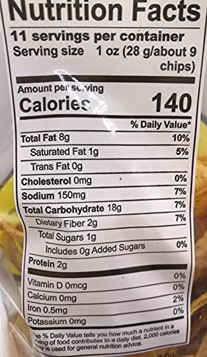 Old Florida Gourmet Products, Inc Old Florida Gourmet Original Tortilla Chips 11 oz, - PACK OF FOUR (4) - World Famous Gluten Free Non-GMO Thin And Crispy Tortillas - Authentic South Florida Snack, Yellow