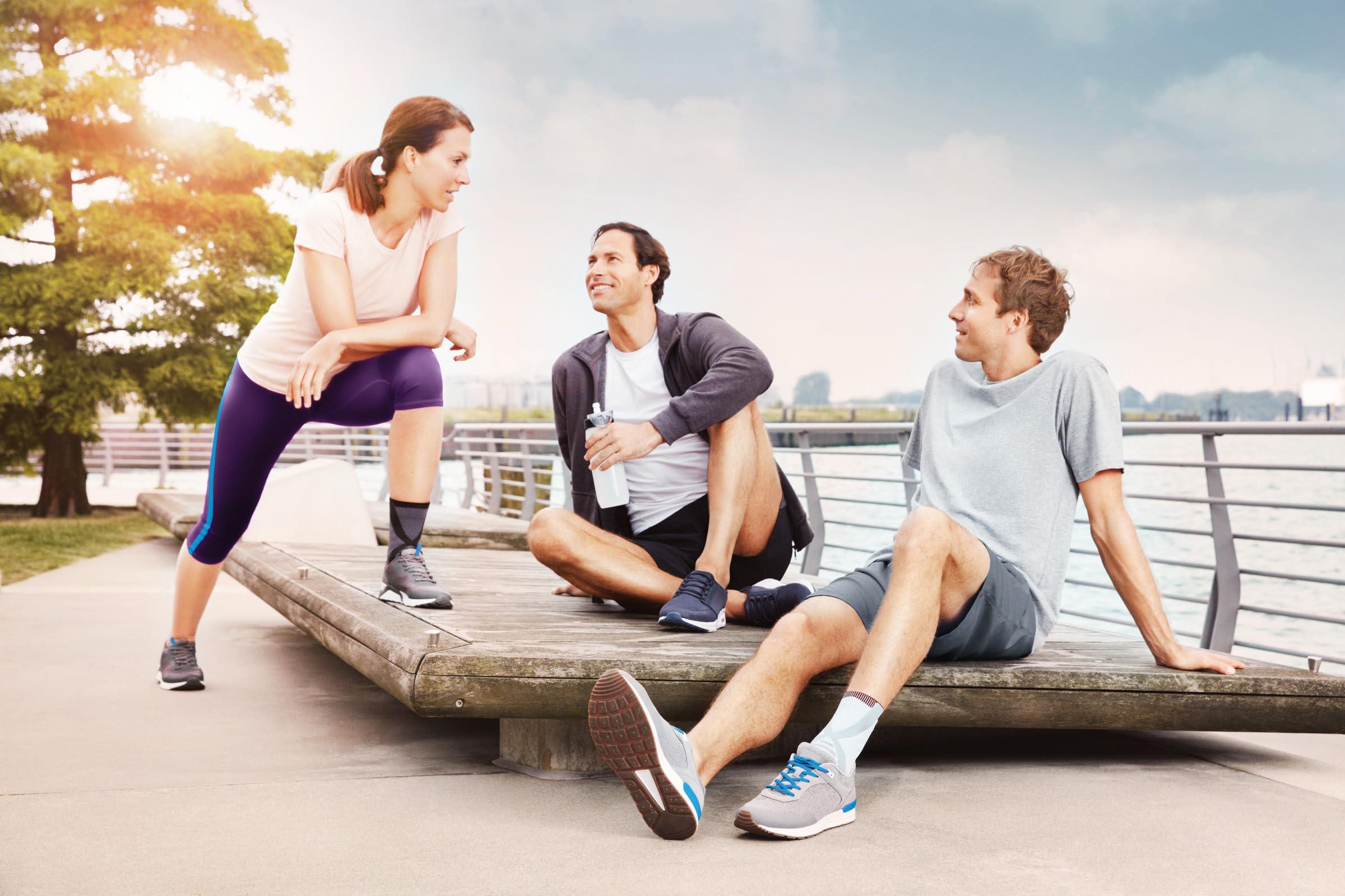 BSN Medical Actimove Professional Line AchilloMotion Achilles Tendon Support Achilles Tendonitis Relief, Achilles Tendon Bursitis Left/Right Wear Charcoal, Medium