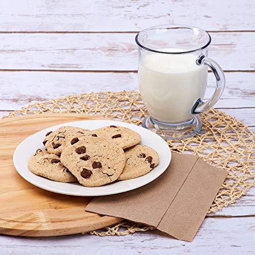 Karat Karat KN-F1213-1K 12"x13" Off-Fold Napkins - Kraft (Case of 6000)