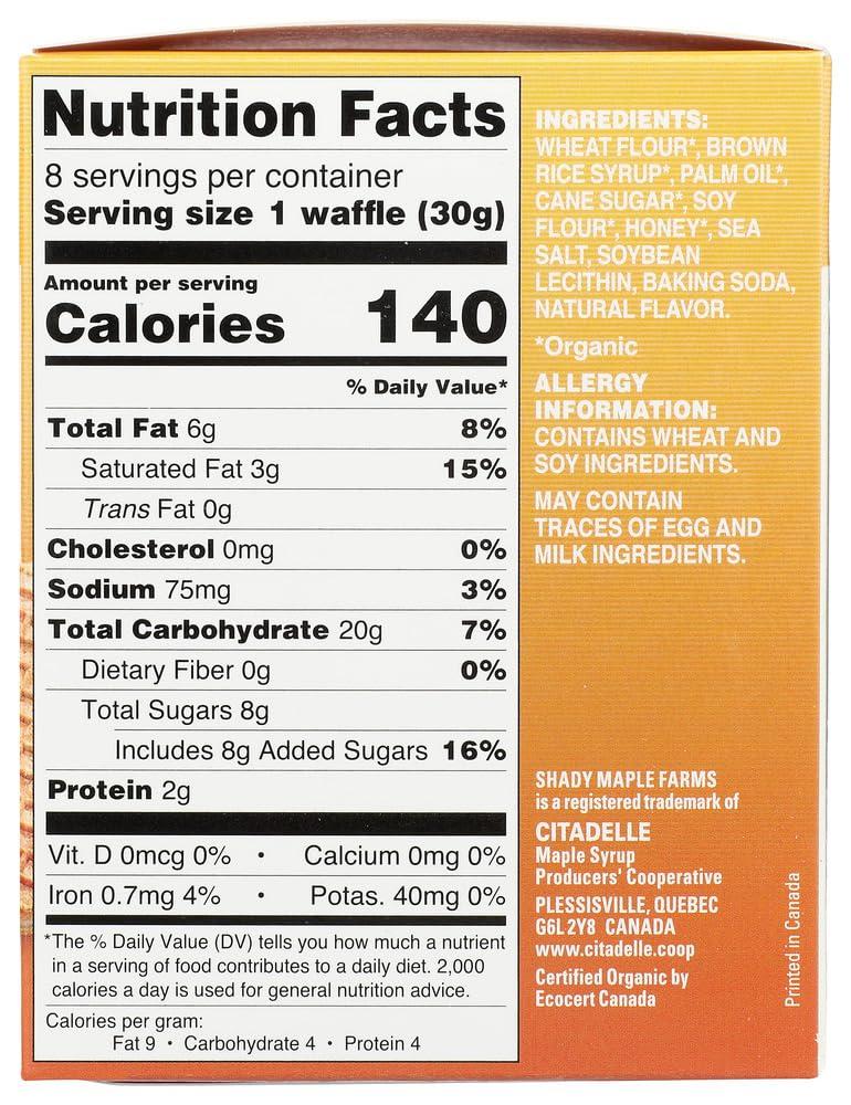 Shady Maple Shady Maple Farms Organic Stroopwafel Cookie-Waffles- Honey and Maple, 8.5-Ounce Box