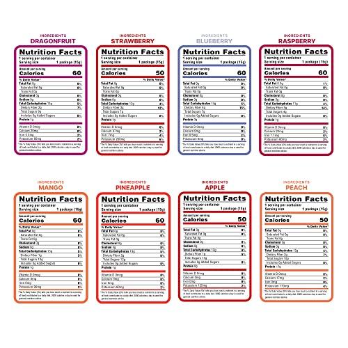 Nature\'s Turn Natures Turn Freeze-Dried Fruit Snacks, Superfruit Variety, Pack of 8 (0.53 oz Each)