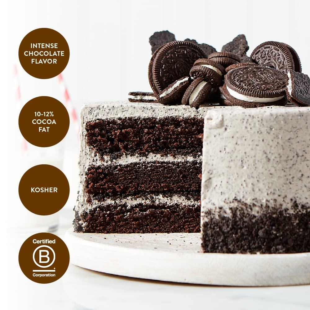 King Arthur King Arthur Black Cocoa: Dutch Processed Cocoa Powder for Baking - Intense Dark Chocolate Flavor, Unsweetened, Perfect for Cakes, Cookies & Frosting - 14 oz Resealable Bag