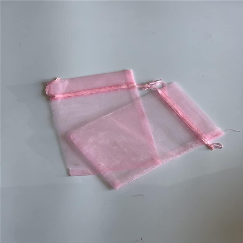 ST4U Organza Bags 50pcs Small Jewelry Pouches Gift Bags Drawstring Bags Mesh Sachet Bags for Wedding Favour Party Gift Candy Packing