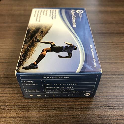 Roscoe Medical Roscoe Medical Finger Pulse Oximeter Oxygen Saturation Monitor - Pulse Ox Fingertip o2 Monitor for Pediatric and Adult - Sports and Aviation Use Only (Pack of 2)