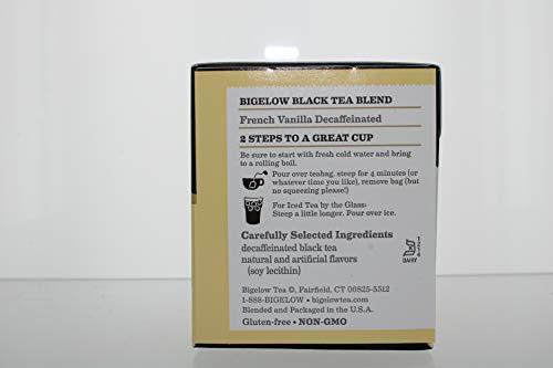 Bigelow Tea Bigelow Tea Decaffeinated French Vanilla Bag, 1.28 oz, 20 ct