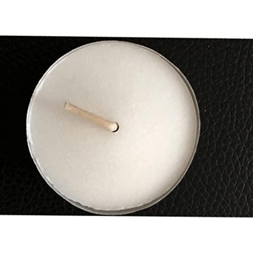 Magik Magik 100-200 Pc Tea Light Candle 4h Long Lasting Natural Palm Oil White Unscented (100 Pack)