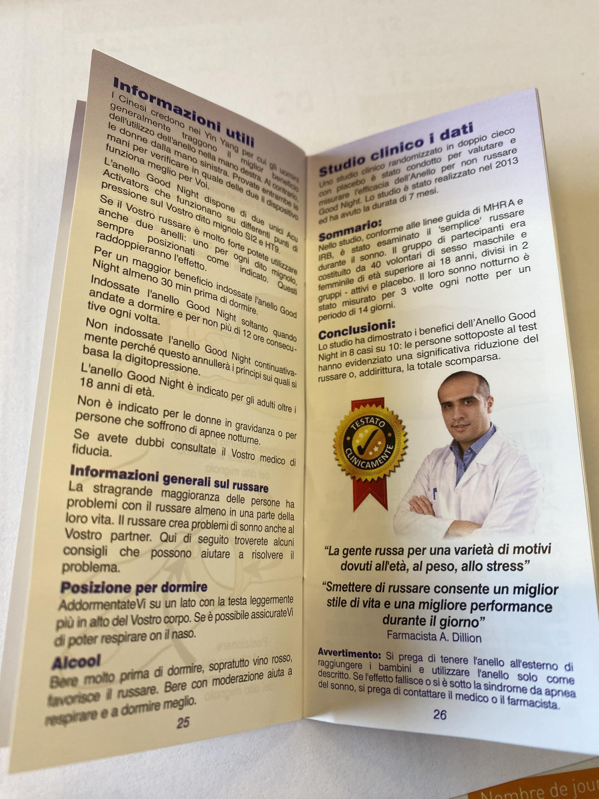 Polaroisin International Huyder Pharma Good Night Anti-Snoring Ring Large