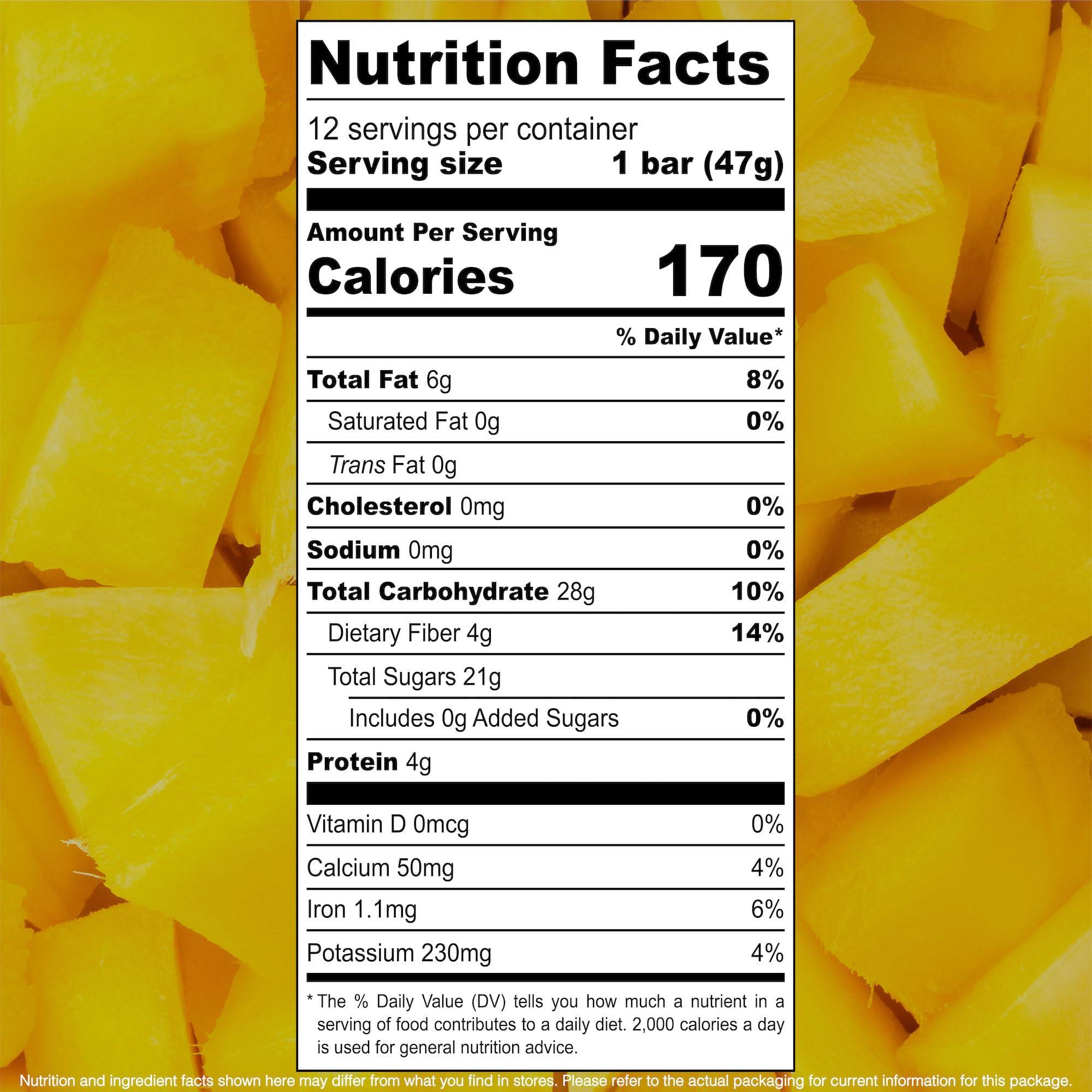 jonesbar JONESBAR (Mango Almond, 12 Count (Pack of 1)) USDA Organic Fruit & Nut Bar, Non-GMO, Kosher, Vegan, Gluten Free, Simple Snack Bar