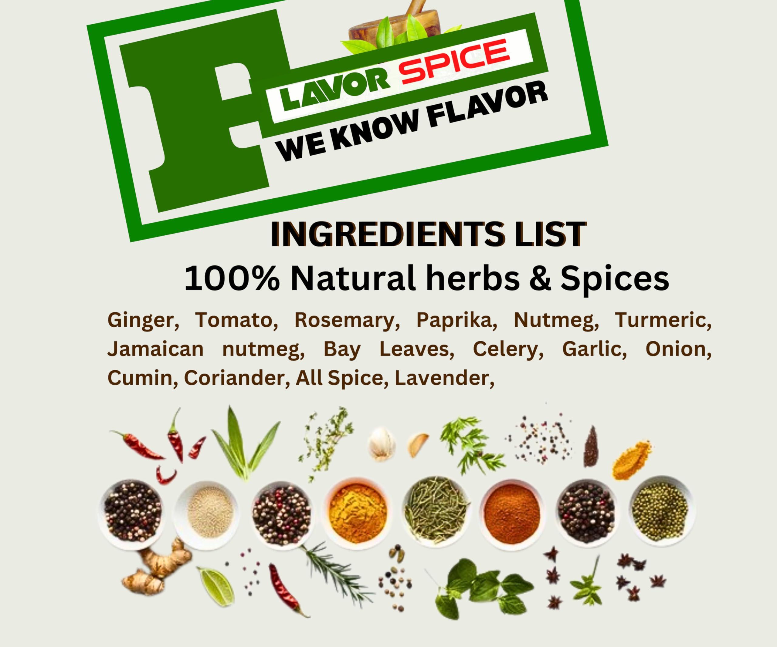 Flavor Spice LLC Jollof Rice Seasoning Crafted with 100% Natural Herbs and Spices with No Artificial or preservatives, No Salt, No Sugar, No MSG, Gluten Free, Great For Keto, Great For Vegan (3.80oz)