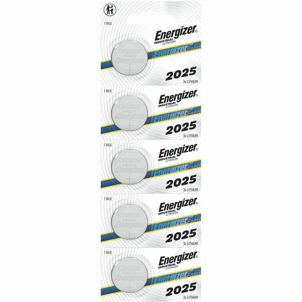 Energizer Energizer Industrial Lithium Batteries, 2025, Pack of 5 Batteries, ECRN2025