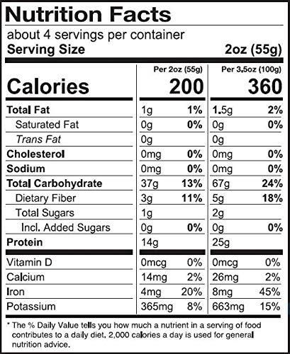 Ancient Harvest Ancient Harvest Gluten-Free Plant-Based High-Protein Vegan Pasta, Red Lentil and Quinoa Rotini, 8 Ounce Boxes (Pack of 6)