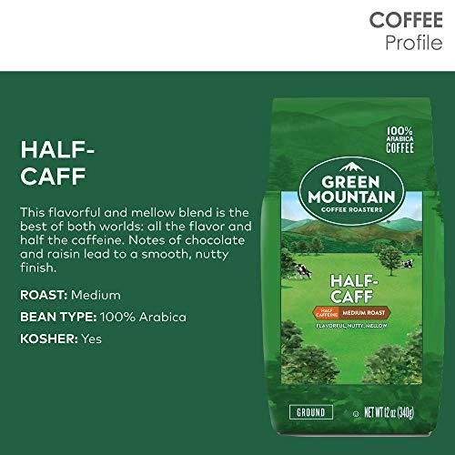 Green Mountain Coffee Roasters Green Mountain Coffee Roasters Half-Caff, 12 oz. Ground