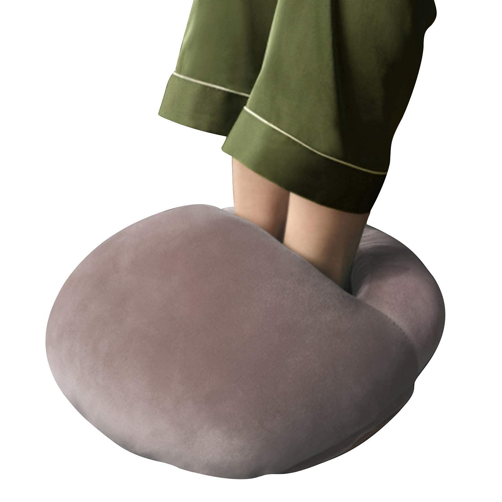 TINAYAUE USB Foot Warmer Electric Heated Boots Pad Rechargeable Cushion Plush Foot Heater Soft Heating Shoes Insole Heater Winter Office Home Heat Therapy Heated Massage Foot Warmer Slippers