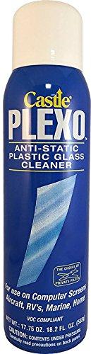 Castle Products, Inc. Castle Plexo Anti-Static Plastic Glass Cleaner, 17.75 oz