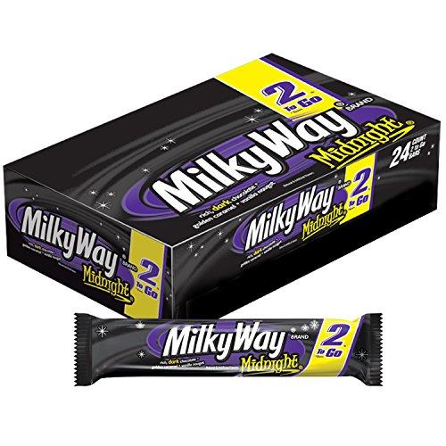 MilkyWay MILKY WAY Midnight Dark Chocolate Sharing Size Candy Bars 2.83-Ounce Bar 24-Count Box