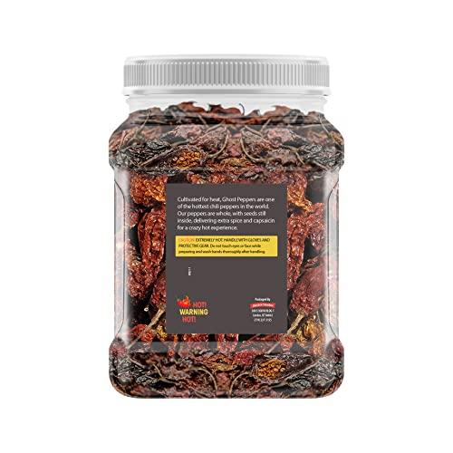 BIRCH & MEADOW Birch & Meadow 100 Count of Ghost Chile Pepper Pods, Extremely Hot, 1,000,000 SHU