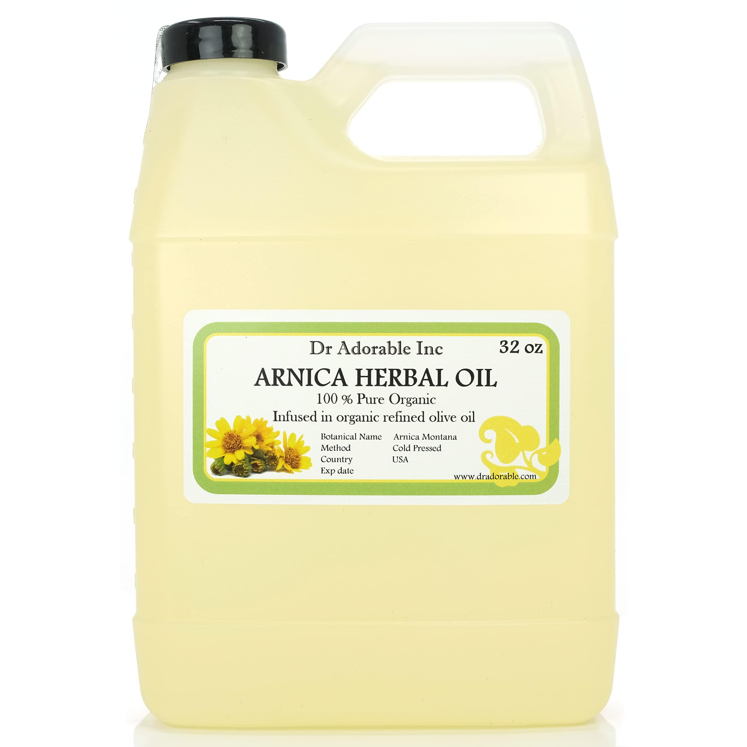 Dr Adorable Dr Adorable - 32 oz - Arnica Herbal Oil - 100% Pure Infused Natural Organic