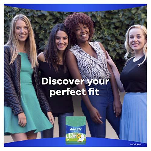 Always Always Ultra Thin, Size 2, Super Pads with Wings, Unscented, 32 Count
