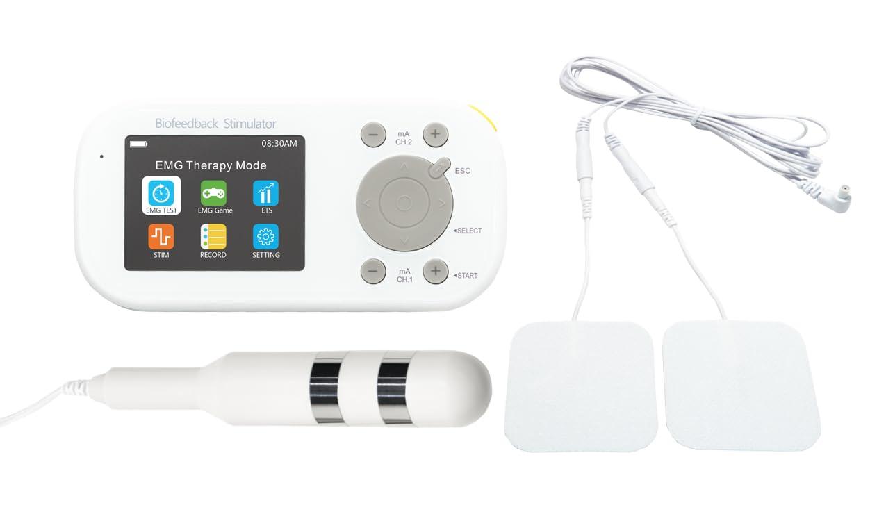 K-fit K-fit Kegel Toner Plus Biofeedback - Pelvic Floor Exercise Device for Toning and Strengthening, Incontinence - 22 Preset Stim Programs, 6 Biofeedback Games, Full Color LCD Screen, Rechargeable