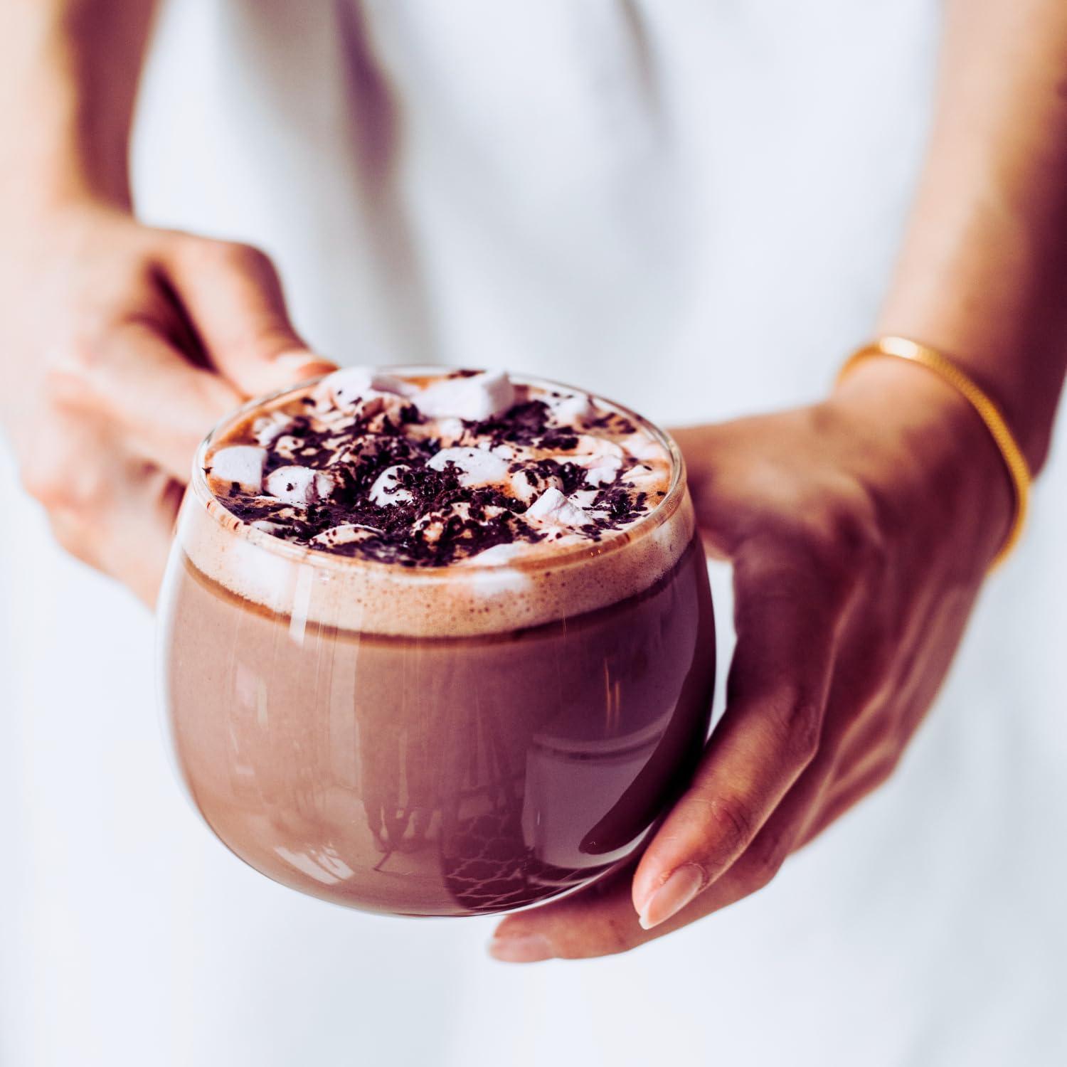 REAL COFFEE GREAT TASTE. EVERY DAY SWEET Hot Chocolate Pods | Compatible with Nespresso | 40 Aluminum Capsules | Perfect for kids or a delicious Caf Mocha | Compatible with see picture #2 |