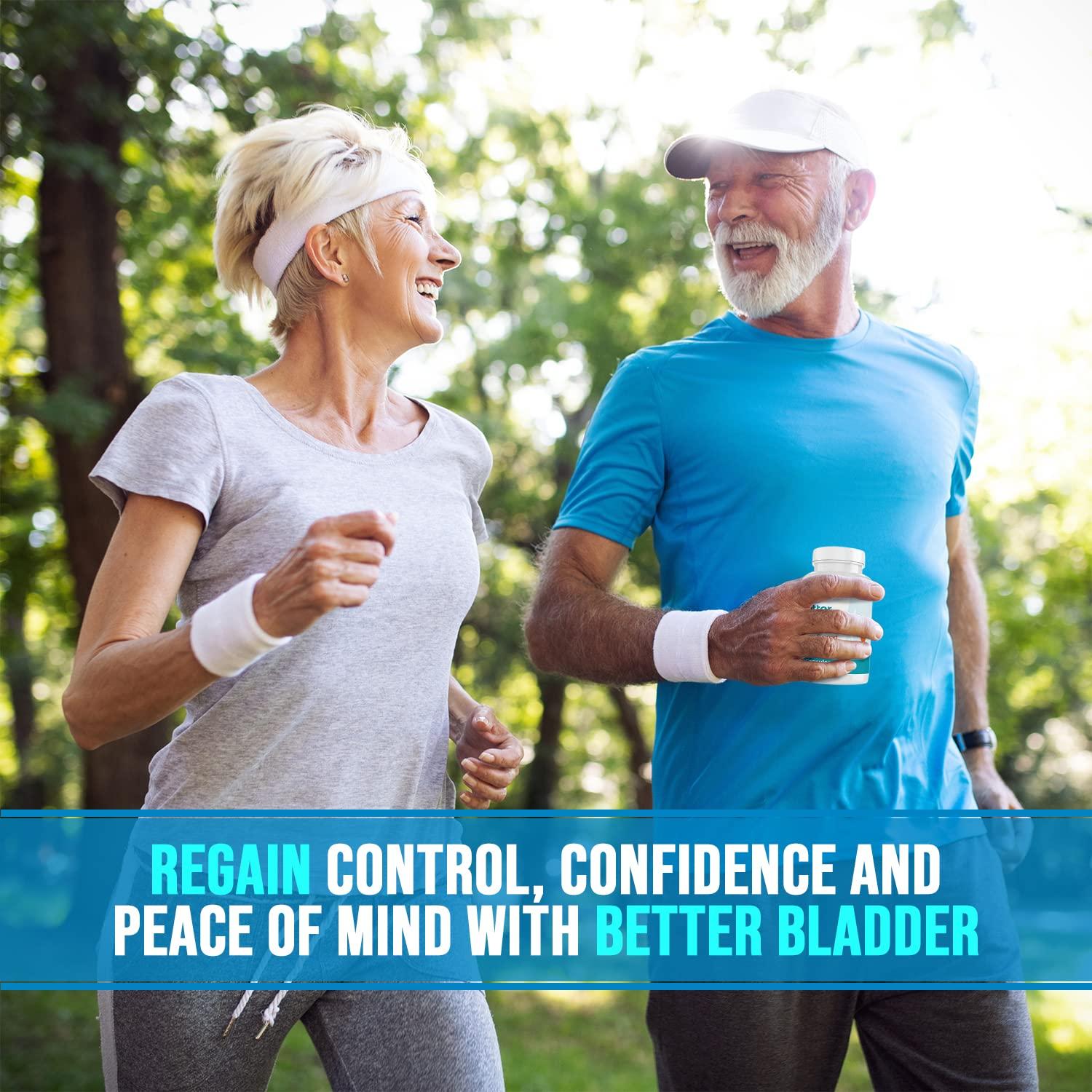 Better Bladder Better Bladder Ultra Control Supplement for Women & Men Bladder Support Supplement Enhanced with Vitamin D3 to Help Reduce Urinary Leaks, Frequency & Urgency - 60 Count (1 Bottle)