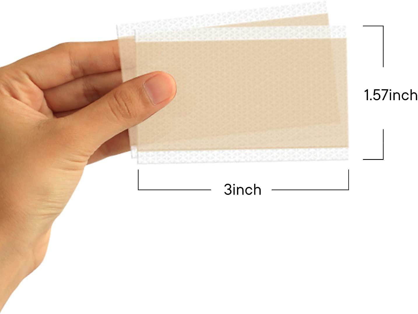 Aroamas Scar Aroamas Scar Silicone Scar Tape Softens & Flattens Scars from Surgery, Injury, Burns, C-Section, Scratch Marks  Reusable Medical-Grade Silicone Scar Sheets for All Skin Types [3\"x1.57\", 8 Sheets]