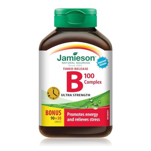 Jamieson Jamieson B Complex 100mg Time Released Bonus 120 Count …